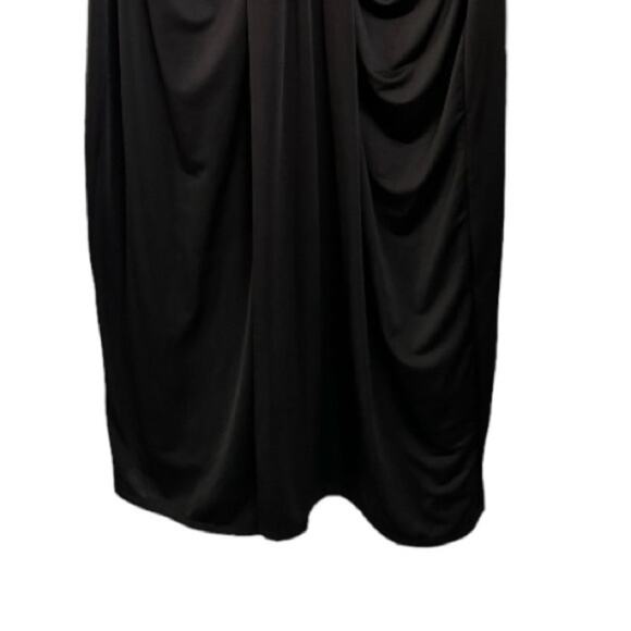 JASON WU X ELOQUII LITTLE BLACK DRESS TIMELESS SLEEVELESS DRAPED V NECK MIDI 16 - Picture 12 of 13